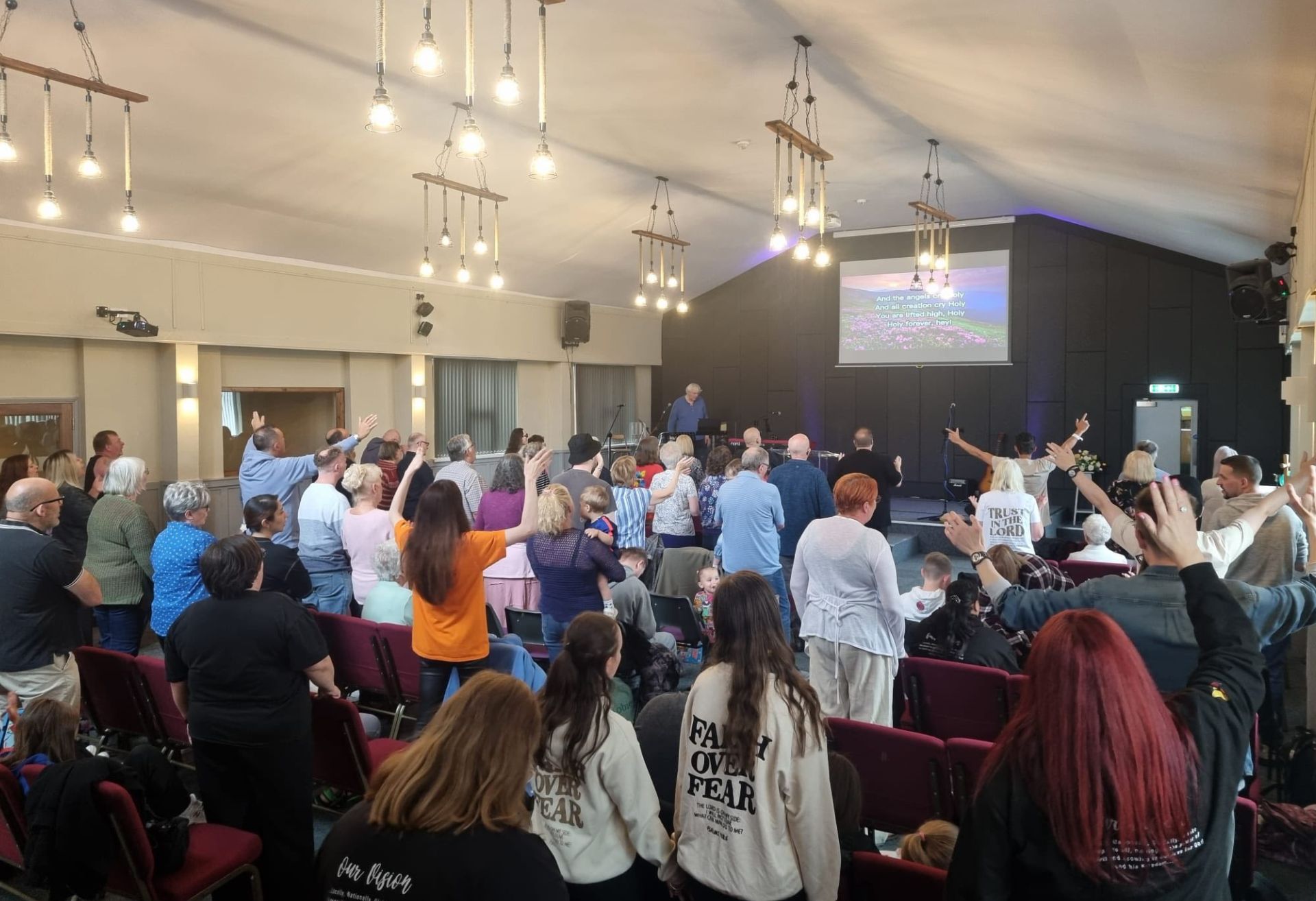 Inside the Flame church in Blackheath