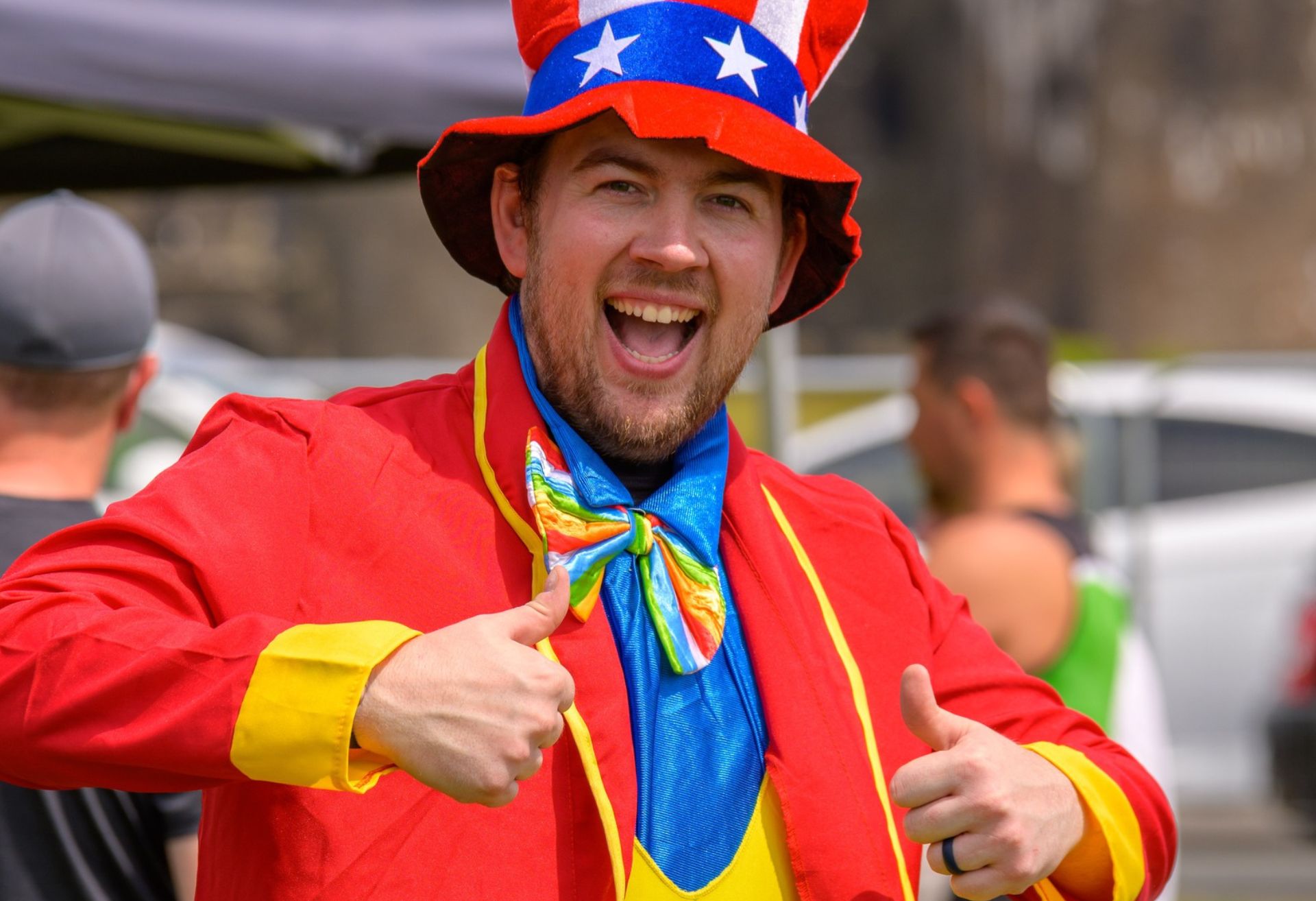 Image of attendee in fancy dress